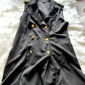 J Jill . Button front dress .